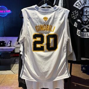 San Antonio Spurs Manu Ginóbili NBA Finals edition basketball jersey